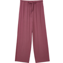 Pajama pants womens trousers modal cashmere protein home pants womens autumn and winter loose wide-leg home casual pants spring and autumn