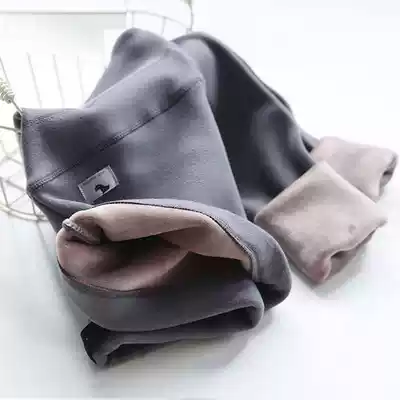 Pregnant women pants plus velvet thickened winter warm pants autumn and winter wear cotton pants 2020 new winter clothes