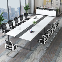 Conference table long table simple modern office large small table and chair combination training negotiation table long table furniture