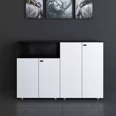 Office filing cabinet financial file data combination staff storage display cabinet modern fashion tea partition cabinet