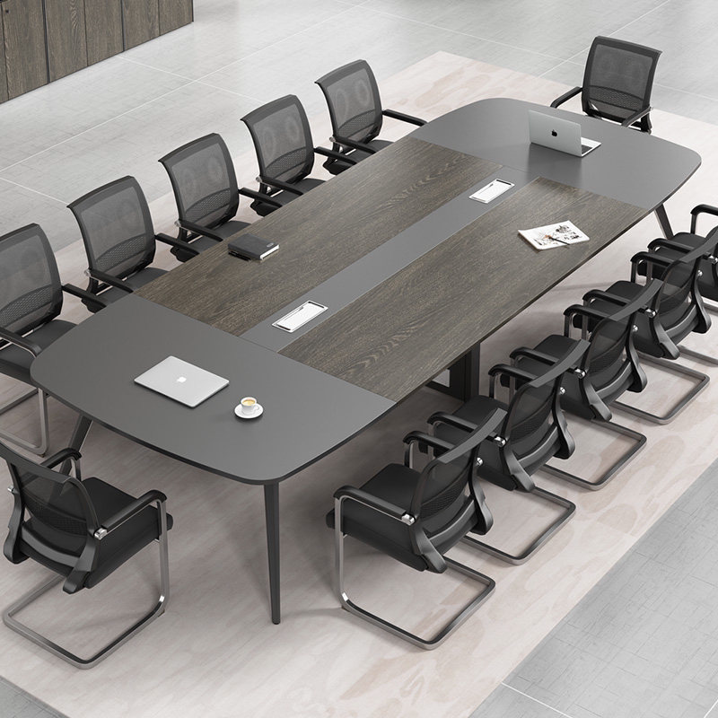 Conference Table Long Table Brief Modern Large Small Table And Chairs Composition Office Strip Training Negotiation Table Reception Desk