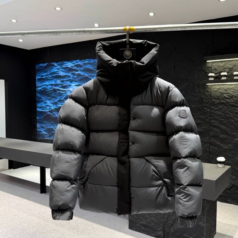 Winter Black Warrior down Jacket Thickened Light Luxury Casual Short Hooded Large Size Duck down Unisex Jacket Coat Winter Black Warrior down Jacket Thickened Light Luxury Casual Short Hooded Large Size Duck down Unisex Jacket Coat