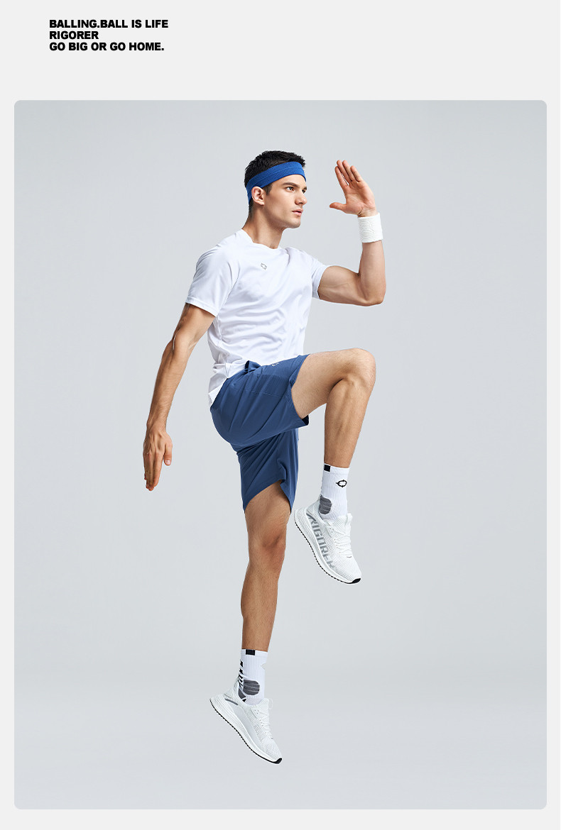 RIGORER 准者 2022年春季款 男式速干短袖T恤 聚划算天猫优惠券折后￥39包邮（￥49-10）多色可选