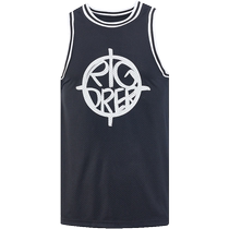 Zhizhe sports vest T-shirt mens basketball training vest 2024 summer new style breathable quick-drying sleeveless top