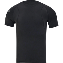 Zhizhe sports quick-drying clothing suit mens short-sleeved fitness running basketball equipment cropped pants tights training clothes