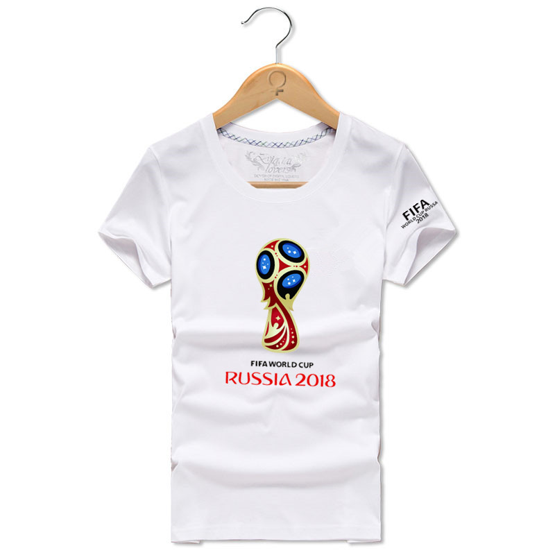 2018 World Cup một gia đình ba trẻ em và nam giới và phụ nữ trẻ em trẻ em ngắn tay T-Shirt gia đình nhà mới sóng mã lớn