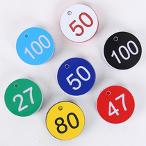 Digital number storage hand sign bathhouse sauna spicy restaurant queue number call number sign hand ring clip