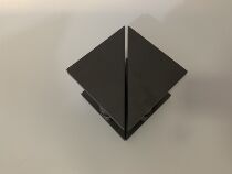 Light luxury and simple glass door handle triangular courtyard door handle wooden door handle clothing facade armrest