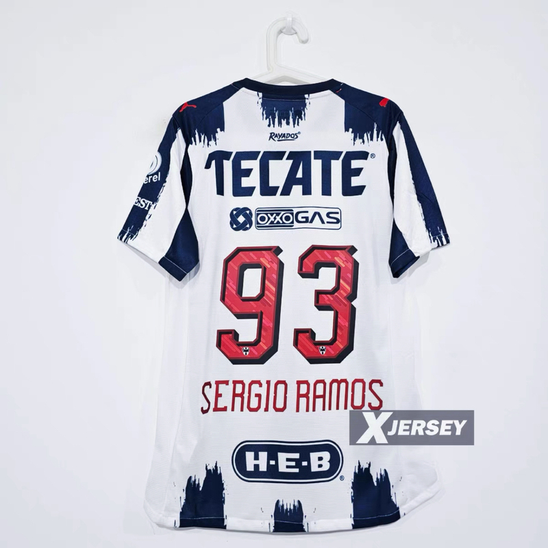 New 2025-2026 Liga Mx Monterrey Home Player Version Jersey Ramos Football Uniform Can Be Customized for Team Formation