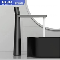 German Nordic black basin faucet all copper White faucet toilet personality basin faucet creative hand washing