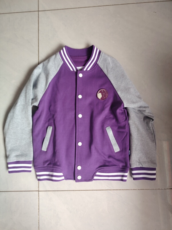 Jingka No. 2 School Purple Baseball Uniform