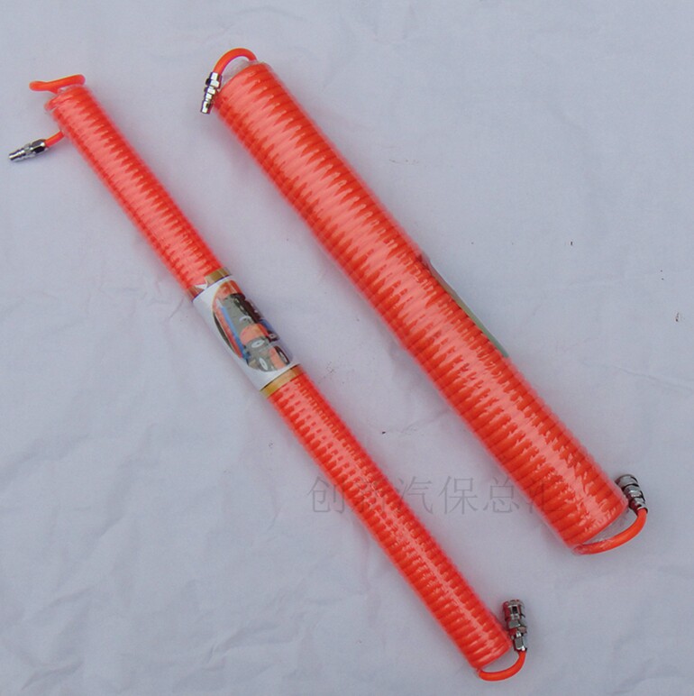 Explosion-proof telescopic windpipe spring pipe PU pipe PU pipe plastic hose 8mm high-pressure pipe air pump pipe