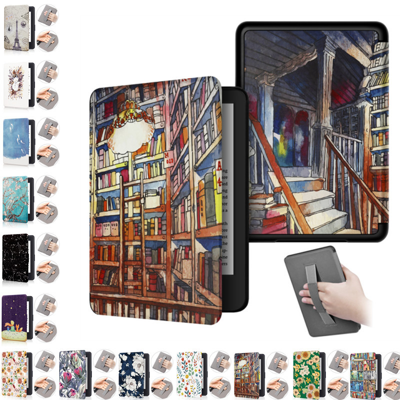 Suitable for the New Kpw6 2024 12Th Generation 7inch Kindle Paperwhite6 Signature Cartoon Protective Case E-Book Colorsoft 7inch Painted Shell Leather Case