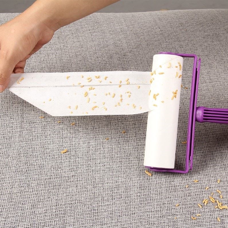 16cm sticky brush felt paper dust collector Sticky clothes hair dust 15 rolls