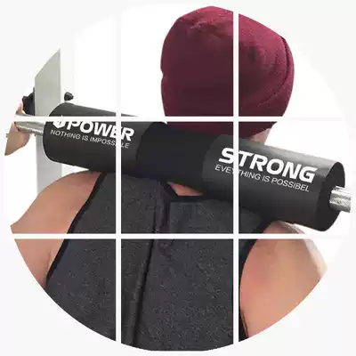 Fitness squat neck guard Barbell cover Shoulder pad Neck weightlifting protection pad Hip bridge sponge Neck guard Booster with gloves