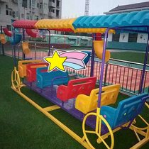 Outdoor large color shed swing boat Wave boat crawl swing climbing swing bridge combination equipment Large childrens toys