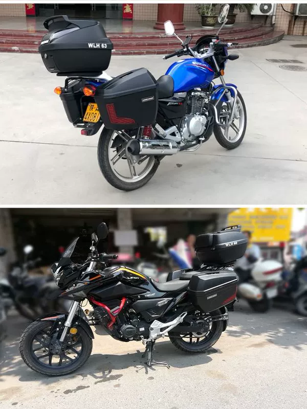 Wuyang Honda CB190R bão mắt xe máy bên hộp CBR190F bên hộp sửa đổi hộp treo chống nước hộp trở lại