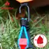 Outdoor camping multi-function elastic rope Elastic tied rope Tent canopy fixed rope Ground nail hanging camping hook Tent rope
