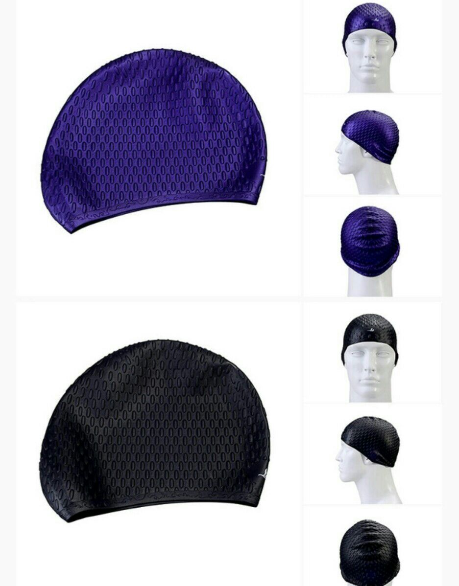 Mũ bơi Sanqi tóc dài không thấm nước Earmuffs silicone mũ bơi nam và nữ trưởng thành nói chung hạt nhỏ giọt nước bong bóng SDYM mũ bơi giá rẻ