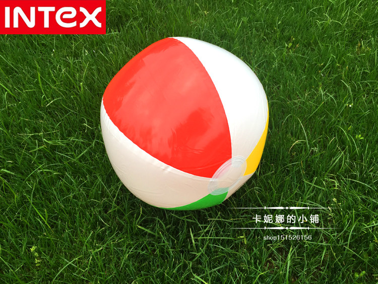 INTEX fourcolor beach ball inflatable water balloon splash ball seaside beach water play toy