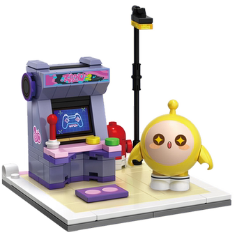 Audi double diamond egg boy vending machine scene building blocks