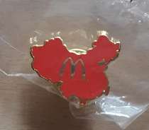 麦当劳“中国地图”徽章，单枚，全新收藏！