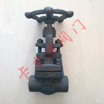 Welding forged steel globe valve J61H-800LB wire port high pressure globe valve J11H-800LB Socket welding globe valve