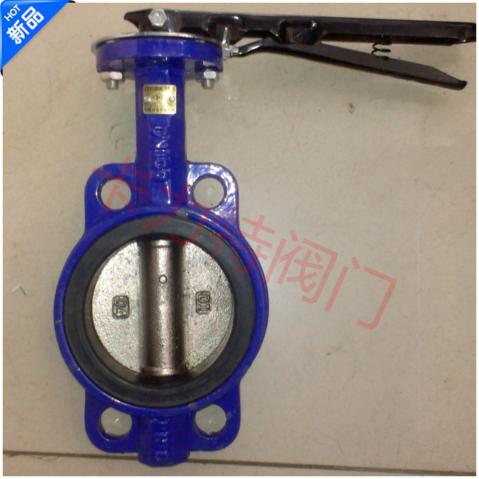 Handle-to-clamp butterfly valve D71X-16 B-C rubber rubber sleeve stainless steel plate to clamp butterfly valve pair clamping butterfly valve