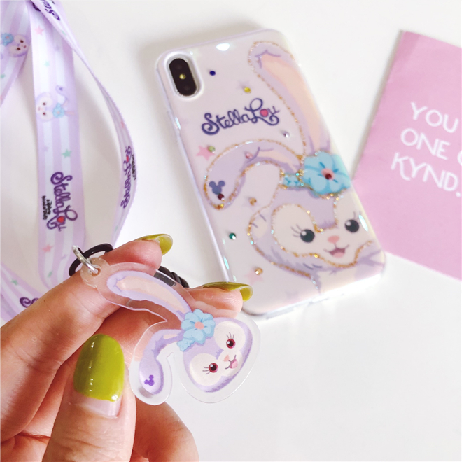 iPhone mùa hè tươi hoạt hình oppo dây buộc Apple X điện thoại di động treo cổ dây dài vivo vòng đeo tay 8 chuỗi điện thoại di động nữ - Phụ kiện điện thoại di động ốp điện thoại đẹp