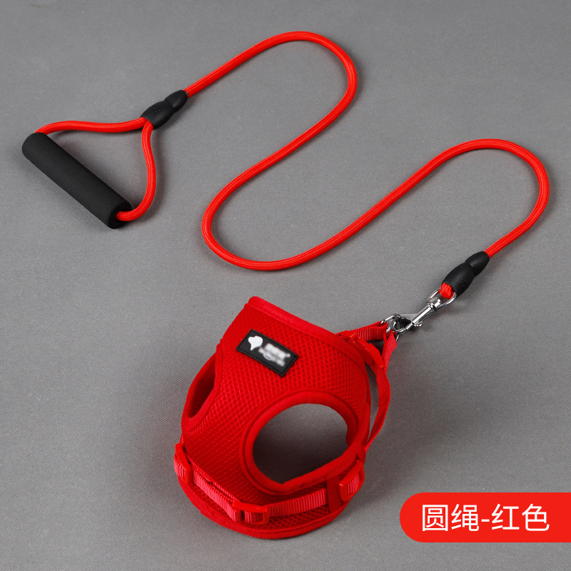 Dog Traction Rope Vest Type Dog Rope Dog Necklace DOG ROPE MEDIUM SIZE SMALL CANINE TEDDY BEAUME PET SUPPLIES