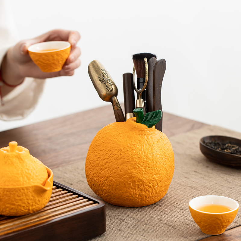 Ugly Orange Tea Dau Korn Tea Accessories Six Gentlemen Suit Teaspoon High-end Tea Clip Tea Needle Tea Knife Tea Spoon Tea Spoon Tea Spoon-Taobao