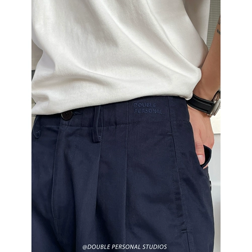 Двойные личные брюки 1992B / Свободный случай повседневного работника очень свободны!Супер универсальный!