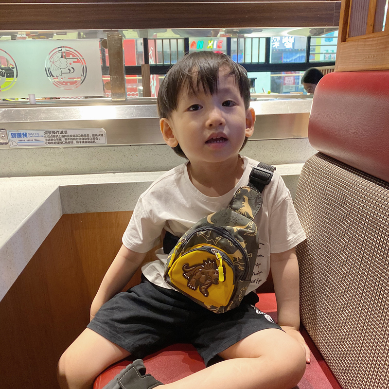 Han Edition Fashion Children's Chest Bag Male Baby Single Shoulder Oblique Satchel Casual Personality Boy Small