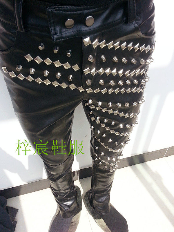 Pantalon cuir homme serré pour jeunesse - Ref 1488154 Image 20