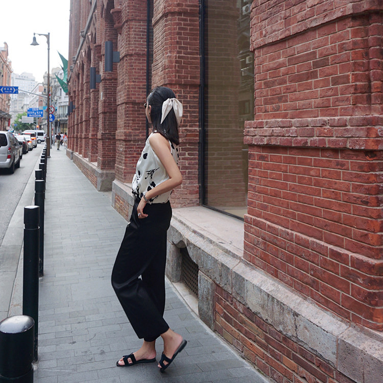 Штаны, с вышивкой, в западном стиле           