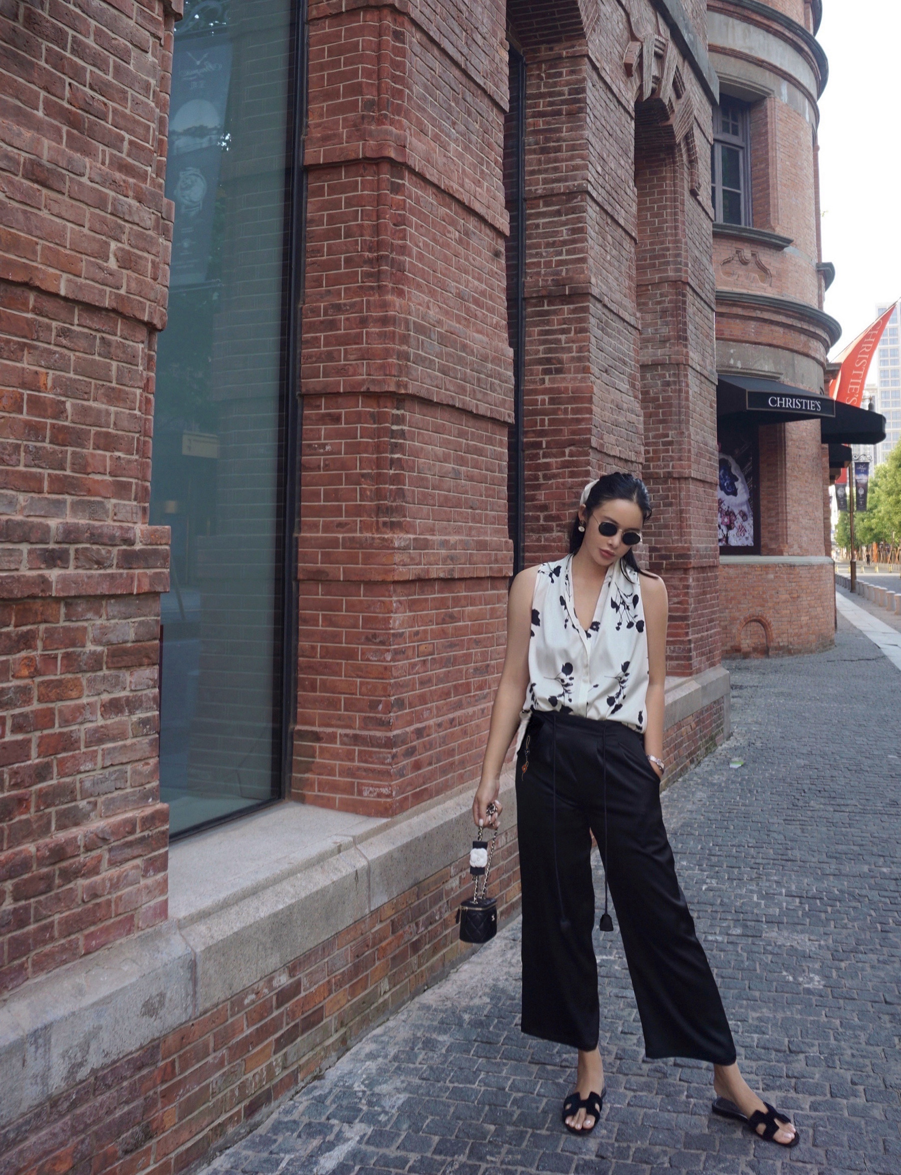 Штаны, с вышивкой, в западном стиле           