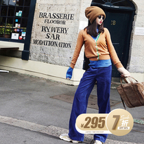 BettyChow marshmallow jin mouth super soft elastic corduroy wide leg pants loose casual pants women