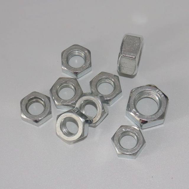 ເກຣດ 4.8 ມາດຕະຖານແຫ່ງຊາດ galvanized nut nut hexagonal nut M3M4M5M6M8M10M12M14M16M18M20