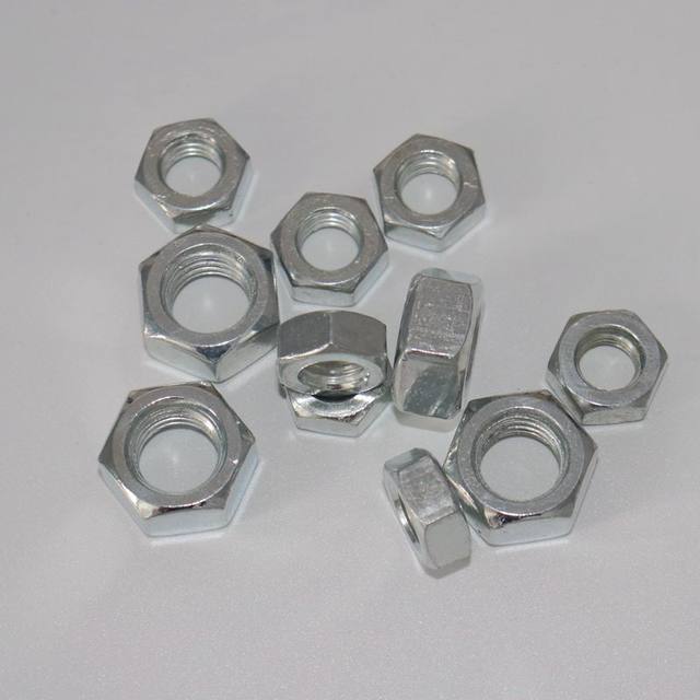 ເກຣດ 4.8 ມາດຕະຖານແຫ່ງຊາດ galvanized nut nut hexagonal nut M3M4M5M6M8M10M12M14M16M18M20