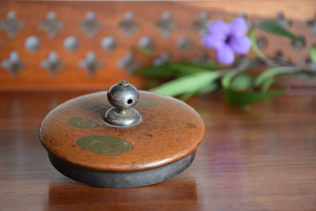 日本老鐵壺老銅壺人間國寶玉川堂遊魚文銀摘湯沸共箱 煎茶銀瓶