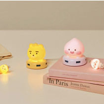 KAKAO FRIENDS Desktop cartoon cute SILICONE LED USB PLUG HUB Converter