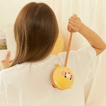 KAKAO FRIENDS cartoon choonsik spring planting doll home cute plush toy hands with massage hammer