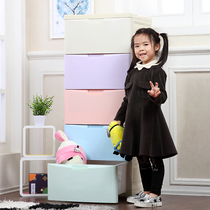 45 wide thickened plastic storage cabinet Drawer storage cabinet sundries finishing cabinet Childrens baby wardrobe Chest of drawers