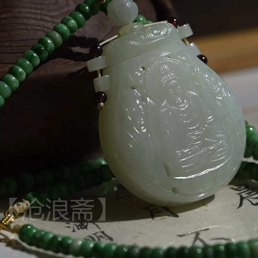 戰國漢代高浮雕玉璧古董螭龍紋和田玉紅沁龍鳳紋古玉收藏