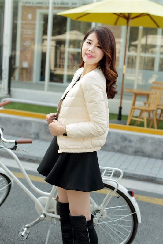 Chống phá mùa giải mã đặc biệt mùa đông Phiên bản Hàn Quốc của phần ngắn Slim mỏng nữ mỏng xuống áo khoác thủy triều