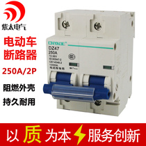 Hot sale electric vehicle circuit breaker Four-wheeled electric vehicle circuit breaker DZ47 air switch 250A 200A micro-break