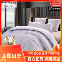 Kasha Tianjiao Australia thick wool winter quilt 1 1 breathable double layer warm quilt core single double winter quilt