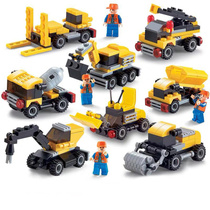 Building blocks boys childrens educational small particles assembled toys boxed intellectual puzzles car models