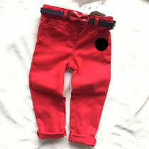 Micro Flaw 20 Spring and Autumn New Children's Women's Treasure High Waist Print Bow Mouse Casual Pants