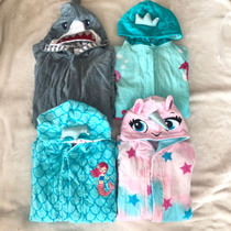 The blemish is not refundable not to change but to take childrens long hooded men and womens treasure cartoon absorbent bath towel